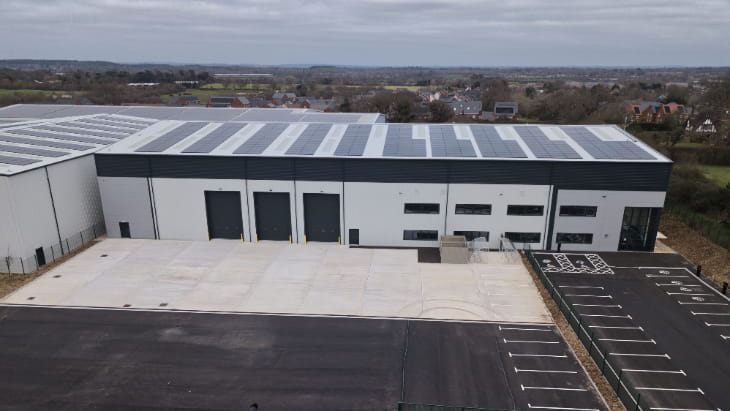 Canford Renewable Energy Logistics Unit Front