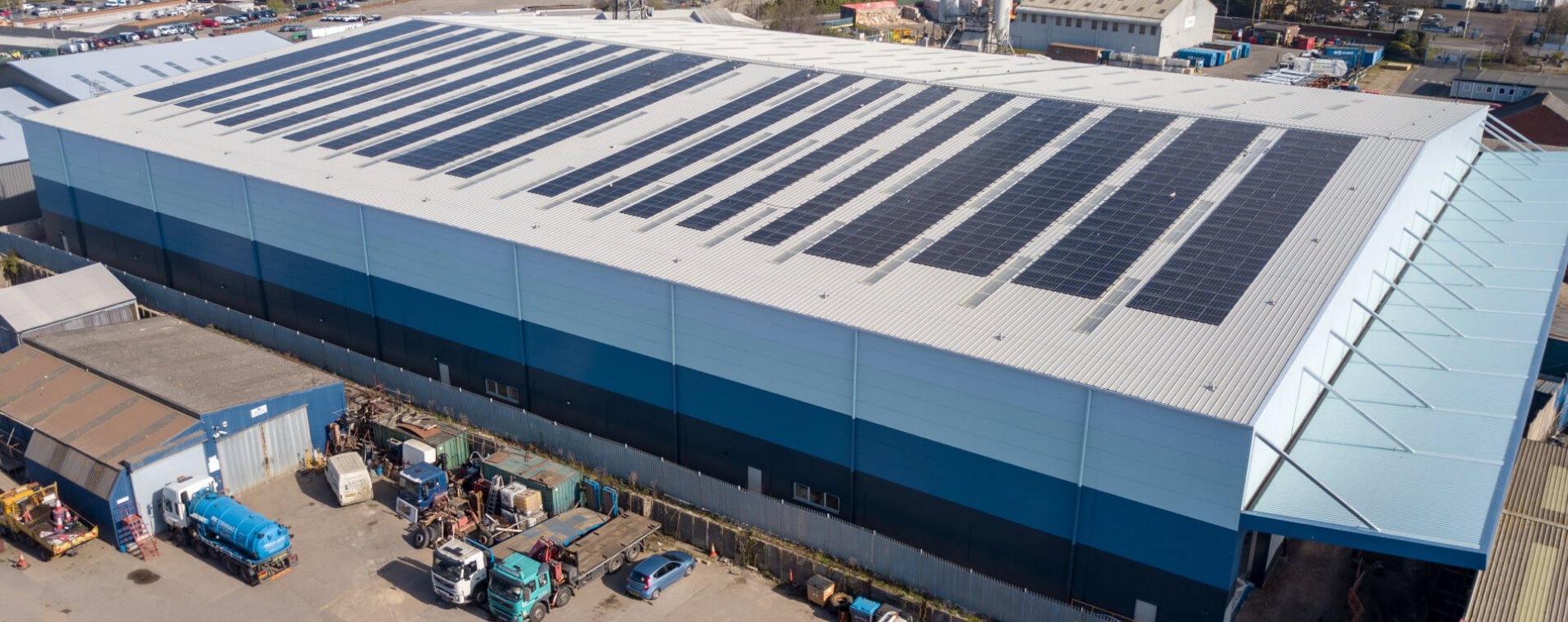 Full view of the new Charles Trent warehouse